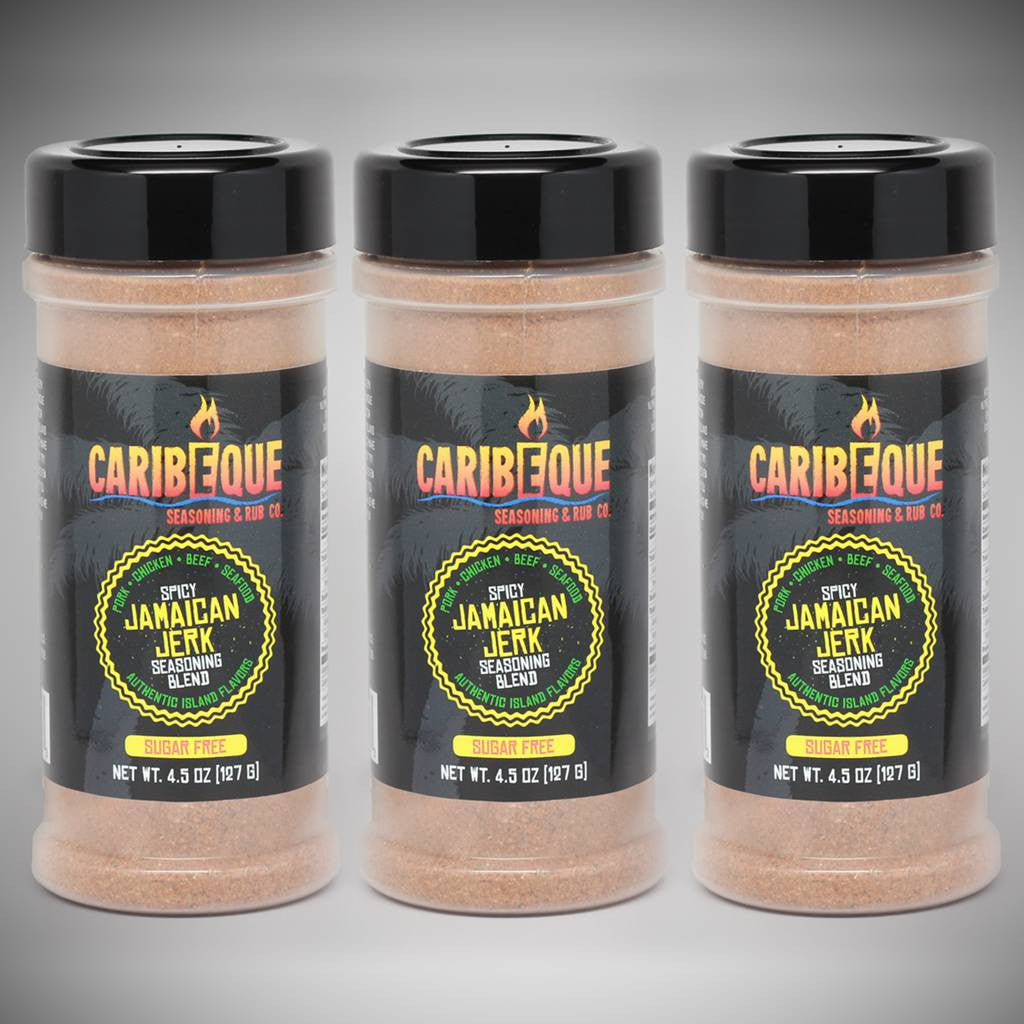 3 pack Jamaican Jerk Seasoning Caribeque Seasoning Rub Co